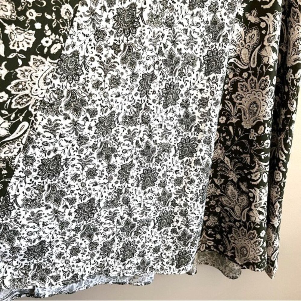 Torrid Black and White Floral Midi Dress - Picture 9 of 13